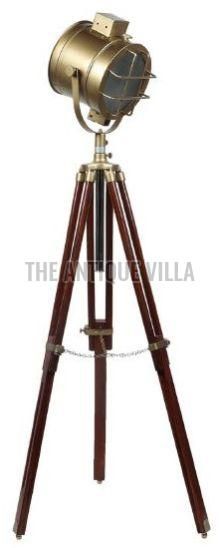 Brass Studio Spotlight Floor Lamp