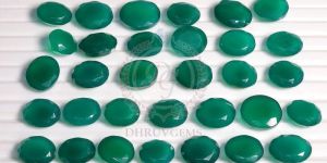 TGM 0152 Green Oval Onyx Lot Gemstone