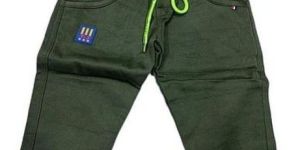 Kids Boy Green Cotton Pant