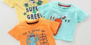 Kids Boys Half Sleeve Cotton T-Shirt