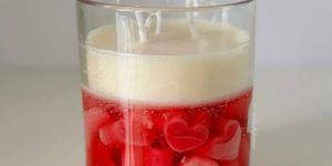 Soy Wax Scented Jar Candles With Small Hearts