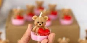 Soy Wax Small Teddy Candle