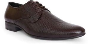Mens Brown Toe Cap Derby Shoes