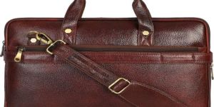 Mens Dark Brown Leather Bag