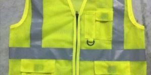 Unisex Net Polyester Reflective Jacket