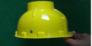 Yellow PVC Industrial Safety Helmet