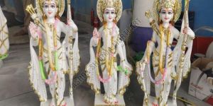 18 Inch Marble RAM Darbar Statue