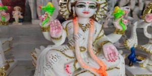 12 Inch Marble Laxmi Statue