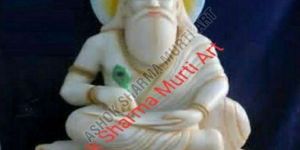 White Marble Maharishi Valmiki Statue