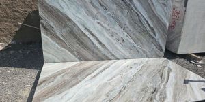 20mm White Fantasy Brown Marble Slab