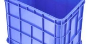 Blue Plastic Vegetable Crate