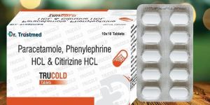 Paracetamol Phenylephrine HCL & Cetirizine HCL Tablets