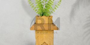 37 Inch Sandstone Tulsi Pot