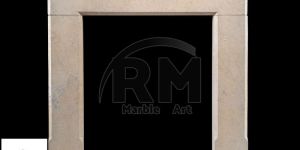 Rectangular Marble Fire Place