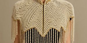 White Gold Poncho Blouse