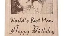 7 Inch Engraved Girls Wooden Rectangular Photo Frame