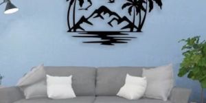 Black Acrylic Decorative Wall Art