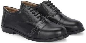 Mens Black Police Oxford Shoes