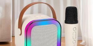 White Portable Bluetooth Speakers