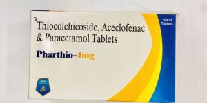 Pharthio 4mg Thiocolchicoside Aceclofenac Paracetamol Tablets
