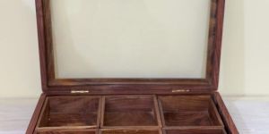 6 Compartment Wood Dry Fruit Box