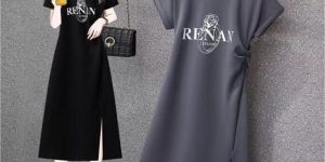 Ladies Half Sleeves T Shirt Dress