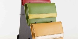 Ladies Colourful Leather Wallet