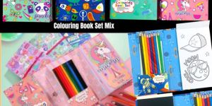 Creative Coloring Book with Colour Pencil