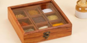 Sheesham Wood Spice Box