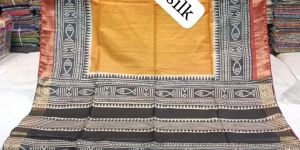 Bhagalpuri Chanderi Printed Sarees