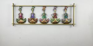 Rajasthani Multicolor 5 Musician Doll Frame