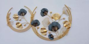 Handcrafted Decorative Metal Leaf Wall Art