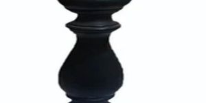 Black Teak Wood Candle Holder