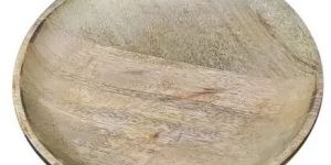 Pine Wood Round Plate