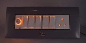 8 Modular Glass Switch Plate