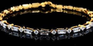 Gold Tennis Bracelet (Women)
