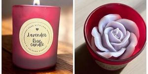 200 Ml Frosted Scented Candle