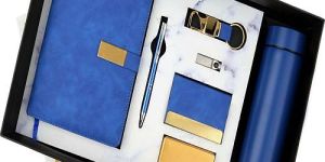 7 In 1 Blue Corporate Gift Set