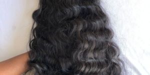 Raw Indian Temple Curly Single Donor Unprocessed Human Hair