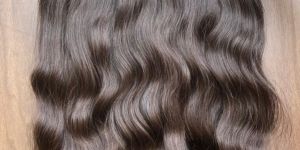 Raw Indian Temple Brown Wavy Human Hair Extension