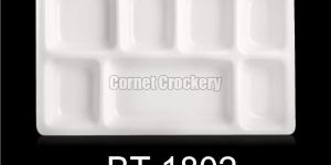 Rectangular Acrylic Sectioned Plates