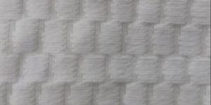White Polyester Knitted Fabric