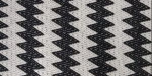 Zig Zag Polyester Knitted Fabric