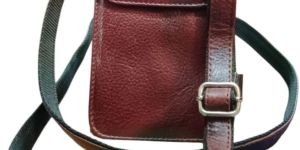 handcrafted pure leather sling crossbody bag