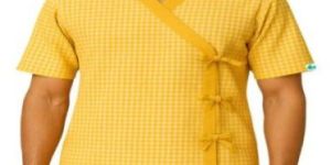 Yellow Mens Patient Gown