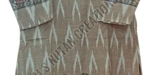 ladies cotton hand painted mithila painting pant kurti set