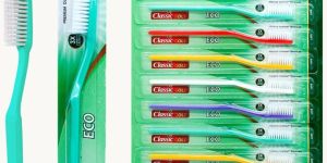 classic gold eco soft manual dupont bristles toothbrush