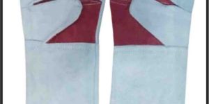 Leather Red Palm Gloves