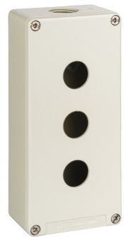 Grey Harmony XAP 3 Cut Outs Die Cast Empty Control Station