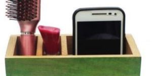 Wooden Pen Stand with Mobile Stand